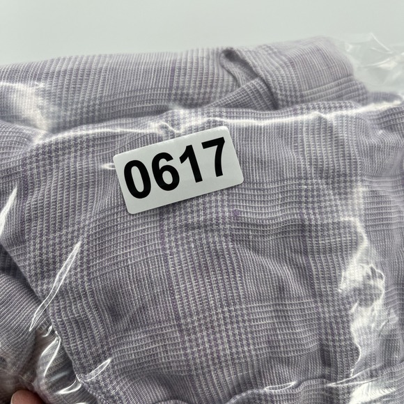 Untickit L/S 100% Linen Shirt Men's Large Purple Button Front Vacation Beachy - Picture 8 of 8